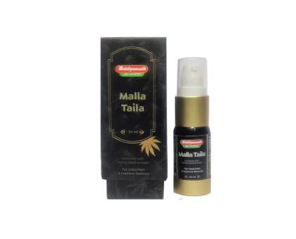 Malla Taila 15 мл для улучшения выносливости, 20 мл Байдьянатх (Malla tail Baidyanath), 20 мл