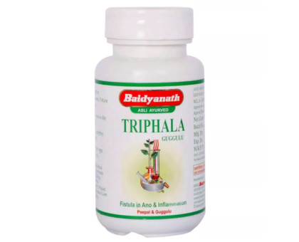 Трифала Гуггул Байдьянатх (Triphala Guggulu Baidyanath), 80 таблеток - 25 грамм