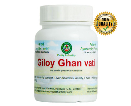 Гілой гхан Адарш Аюрведік (Giloy ghan Adarsh Ayurvedic), 20 грам ~ 65 таблеток