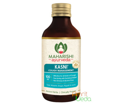 Сироп від кашлю Касні Махаріши Аюрведа (Cough syrup Kasni Maharishi Ayurveda), 100 мл