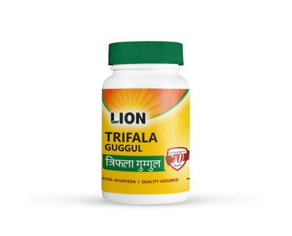 Трифала Гуггул Лайон (Triphala Guggul Lion), 100 таблеток