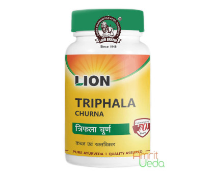 Трифала порошок Лайон (Triphala powder Lion), 100 грамм Трифала порошок Лайон (Triphala powder Lion), 100 грамм