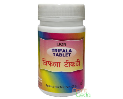 Трифала Лайон (Triphala Lion), 200 таблеток Трифала Лайон (Triphala Lion), 200 таблеток