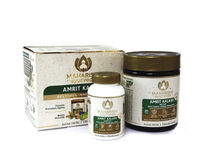 Амріт Калаш Махаріши Аюрведа (Amrit Kalash Maharishi Ayurveda), 600 грам + 60 таблеток