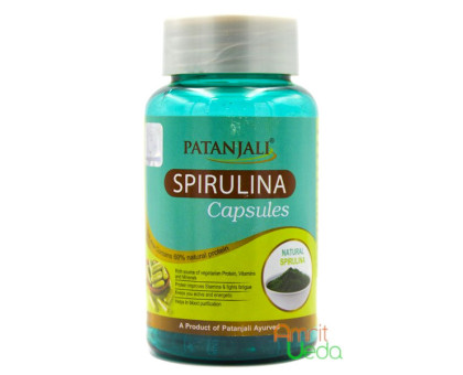 Спіруліна Патанджалі (Spirulina Patanjali), 60 капсул