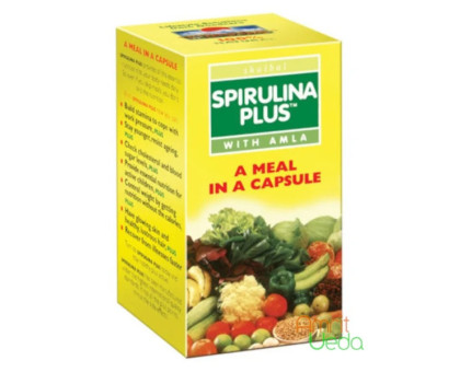 Спіруліна плюс з Амлою ГудКейр (Spirulina plus with Amla GoodCare), 60 капсул