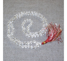 Чотки з гранованого гімалайського крішталю (Rosary from faceted crystal), 108 намистин