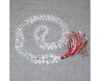 Чотки з гранованого гімалайського крішталю (Rosary from faceted crystal), 108 намистин Чотки з гранованого гімалайського крішталю (Rosary from faceted crystal), 108 намистин
