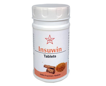 Інсувін СКМ Сіддха Аюрведа (Insuwin SKM Siddha Ayurveda), 100 таблеток Інсувін СКМ Сіддха Аюрведа (Insuwin SKM Siddha Ayurveda), 100 таблеток