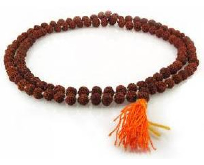 Четки из мелкой рудракши (Rudraksha mala small seeds), 108 beads Четки из мелкой рудракши (Rudraksha mala small seeds), 108 beads