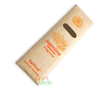 Ароматические палочки Жасмин Таттва нэйчерел инценс (Incense sticks Jasmine Tattva natural incense), 12 шт - 25 грамм Ароматические палочки Жасмин Таттва нэйчерел инценс (Incense sticks Jasmine Tattva natural incense), 12 шт - 25 грамм