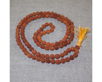 Чотки з рудракши (Rudraksha mala), 108 намистин Чотки з рудракши (Rudraksha mala), 108 намистин